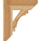 Ekena Millwork Merced Slat Rough Sawn Bracket, Western Red Cedar, 6"W x 22"D x 26"H BKT06X22X26MRC06RWR - alternate 3